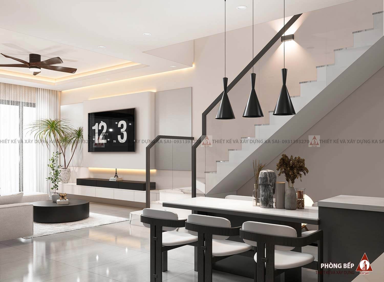 Biệt thự mặt tiền 15m đẹp
