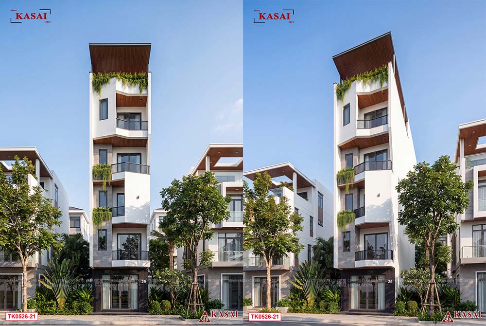 Bản vẽ thiết kế căn hộ trên đất hình thang nở hậu đẹp