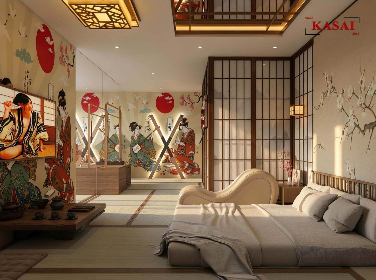 Thiết kế phòng khách sạn tình yêu 