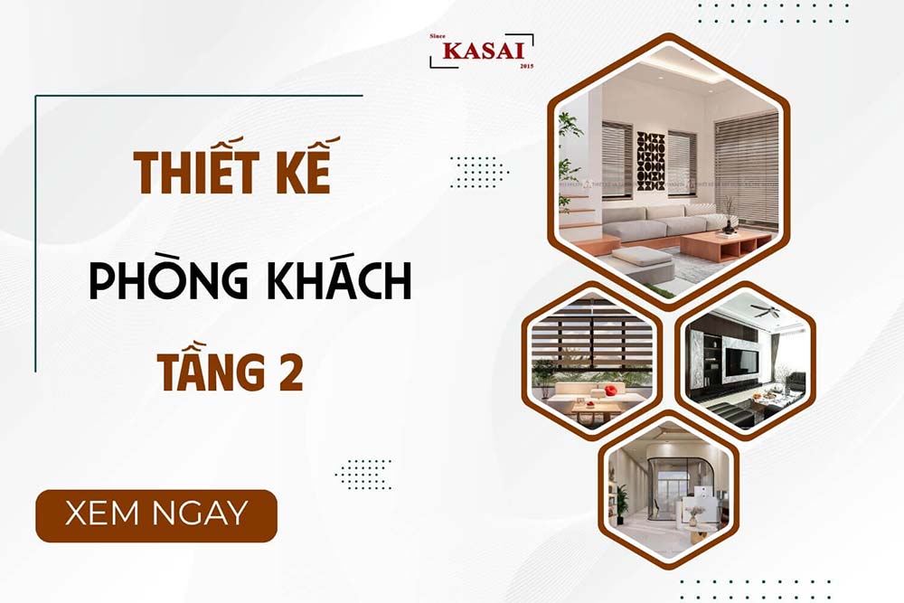 Thiết kế phòng khách tầng 2