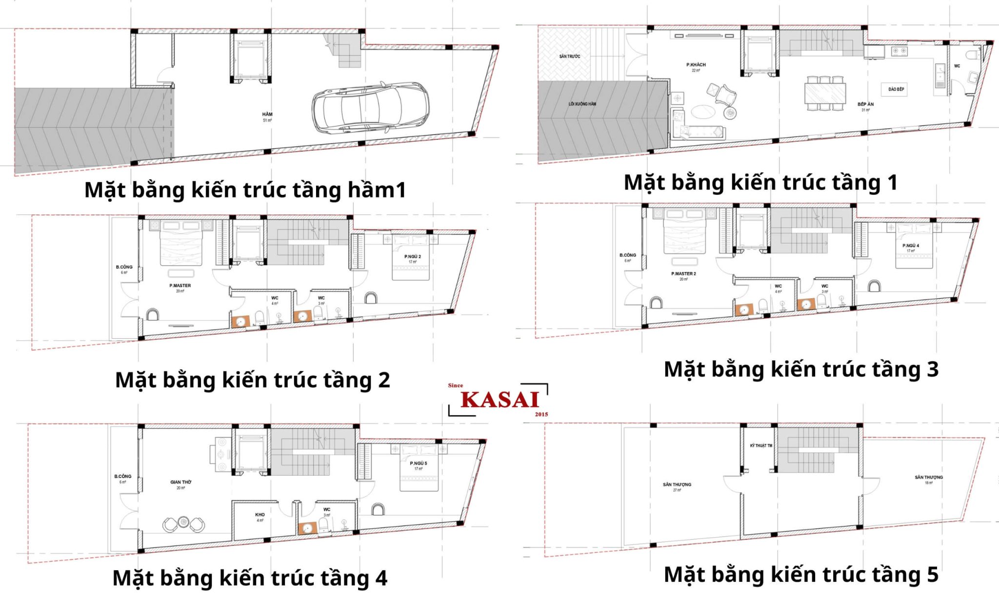 Bản vẽ thiết kế nhà tân cổ điển 6m mặt tiền
