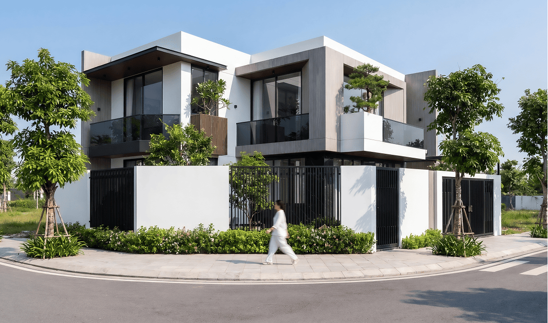 Giải mã sức hút mẫu biệt thự phố 2 tầng 12x13m hiện đại