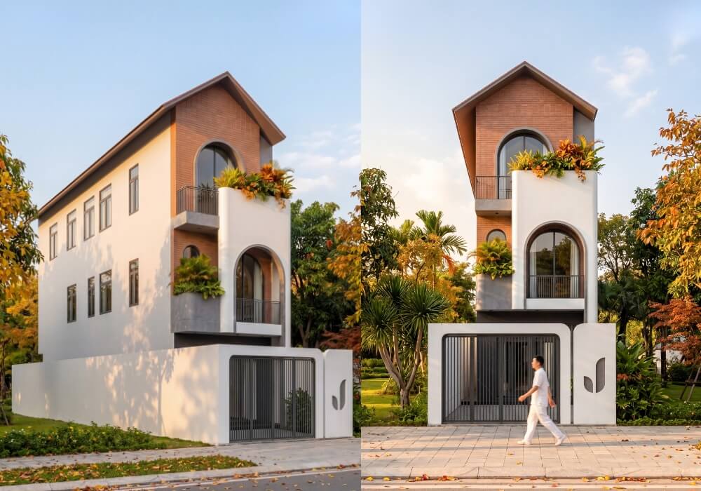 Nhà phố kết hợp phòng trọ cho thuê cực ấn tượng