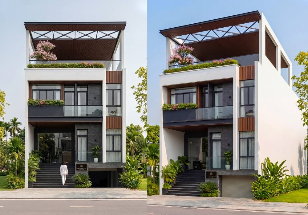 Thiết kế nhà trọ cao tầng hiện đại và đầy thu hút
